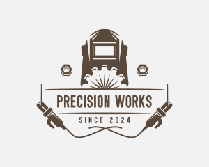 Machinist - Metalworks Machinist Welder logo design