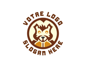 Wild Squirrel Animal Logo