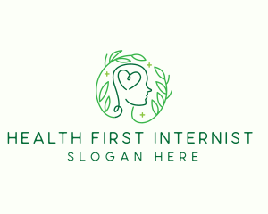 Mental Health Heart logo design