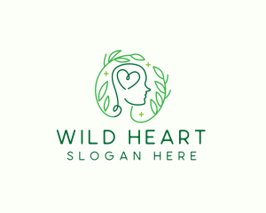 Mental Health Heart logo design