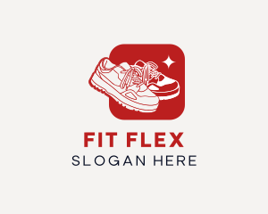 Sports Rubber Shoes logo design