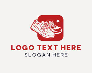 Runner - Sports Rubber Shoes logo design