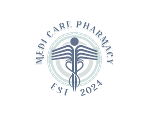 Pharmacist - Clinic Caduceus Medical logo design