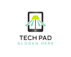 Ipad - Mobile Lamp Light logo design