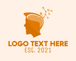 Neurology - Human Psychology Therapy logo design