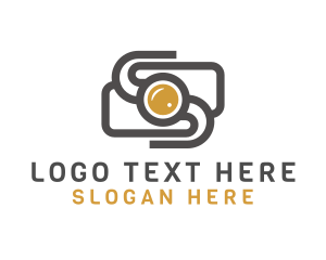 High Resolution - Camera S Outline logo design