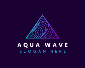 Wave Pyramid Technology logo design