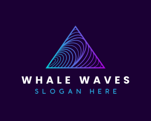 Wave Pyramid Technology logo design