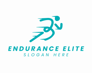 Marathon - Athlete Runner Marathon logo design