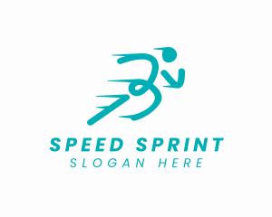 Runner - Athlete Runner Marathon logo design