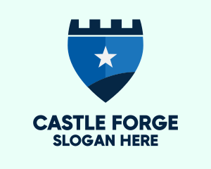 Star Castle Shield logo design