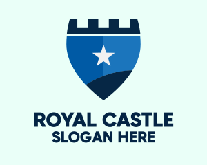 Castle - Star Castle Shield logo design