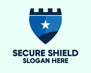 Star Castle Shield logo design
