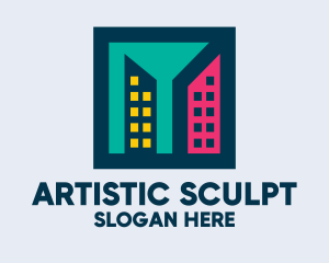 Artistic Construction Firm logo design