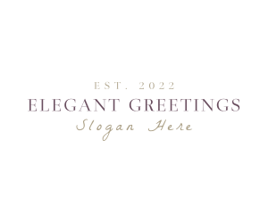 Elegant Classy Brand logo design