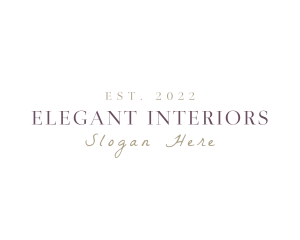 Elegant Classy Brand logo design