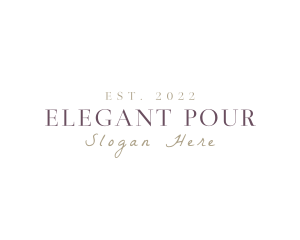 Elegant Classy Brand logo design