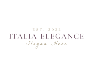 Elegant Classy Brand logo design