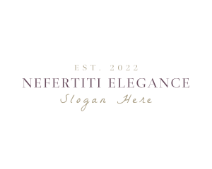 Elegant Classy Brand logo design