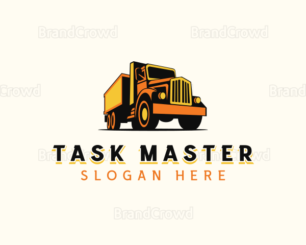 Truck Freight Haulage Logo