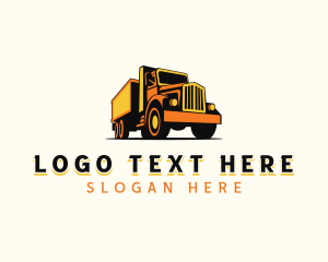 Haulage - Truck Freight Haulage logo design