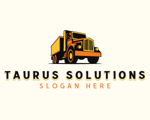 Truck Freight Haulage Logo