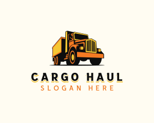 Truck Freight Haulage logo design