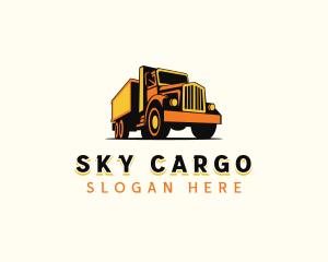 Truck Freight Haulage logo design