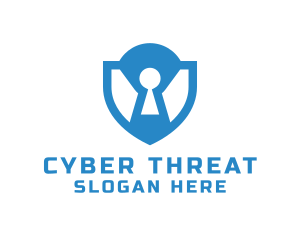 Malware - Lock Shield Security logo design