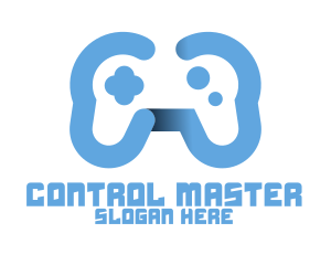 Controller - Modern Blue Controller logo design