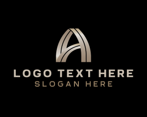 Event - Arch Bridge Premium Letter A logo design