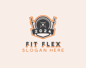 Dumbbell - Dumbbell Gym Weights logo design