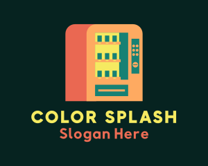 Colorful Vending Machine logo design