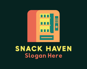 Colorful Vending Machine logo design