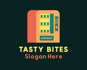 Snacks - Colorful Vending Machine logo design