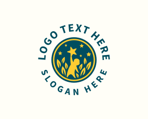 Preschool - Child Leaf Star logo design