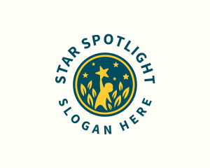 Child Leaf Star logo design