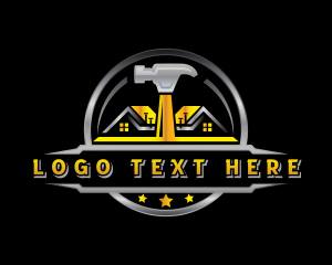 Engineer - Construction Hammer Renovation logo design