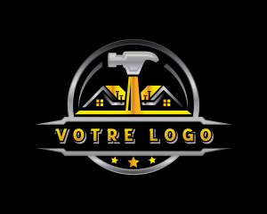 Hammer - Construction Hammer Renovation logo design