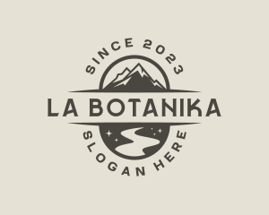 Travel Mountain Lake Logo