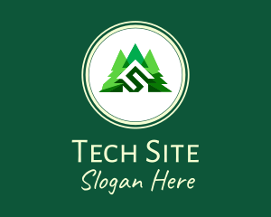 Site - Forest Pine Trees logo design