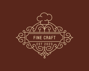 Fine Dining Gourmet Chef logo design