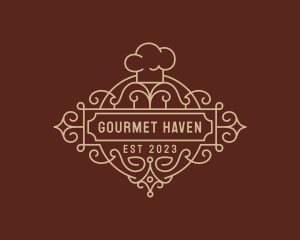 Fine Dining Gourmet Chef logo design