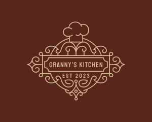 Fine Dining Gourmet Chef logo design