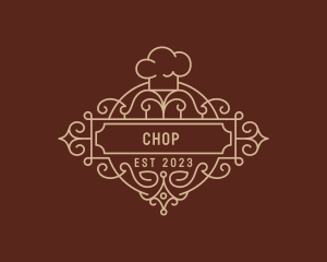 Cafe - Fine Dining Gourmet Chef logo design