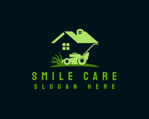 Lawn Grass Cutter Logo