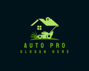 Lawn Care - Lawn Grass Cutter logo design