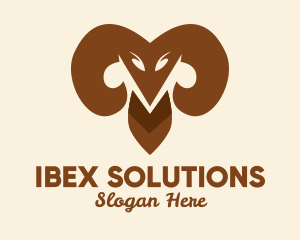 Ibex - Angry Wild Goat logo design