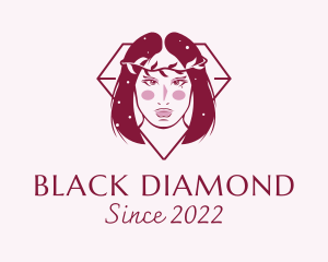 Fashion Diamond Stylist Salon logo design