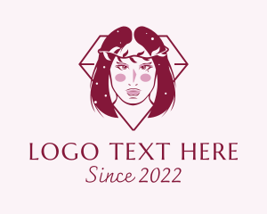Teenager - Fashion Diamond Stylist Salon logo design